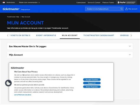 ticketaster|ticketmaster inloggen.